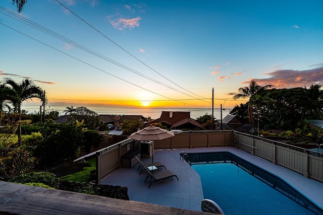 77-6469 Marlin Rd, Kailua-Kona, HI 96740 - view of swimming pool with a fenced backyard and a patio area