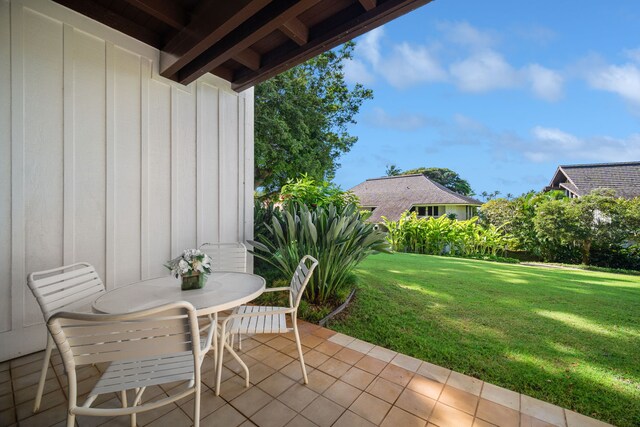 2253 Poipu Rd Unit 101, Koloa, HI 96756 - view of patio / terrace with outdoor dining area