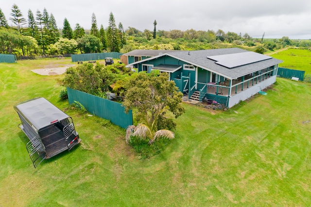 93-7015 Kamaoa Rd, Naalehu, HI 96772 - aerial view of property and surrounding area