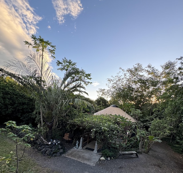 94-6435 Palaoa Rd, Naalehu, HI 96772 - view of yard