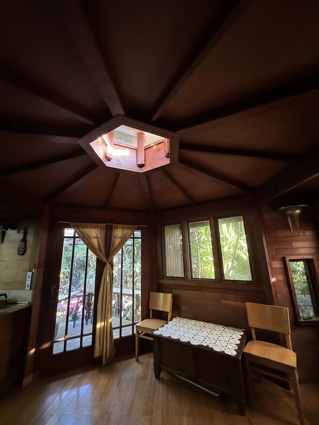 94-6435 Palaoa Rd, Naalehu, HI 96772 - living area with hardwood / wood-style floors