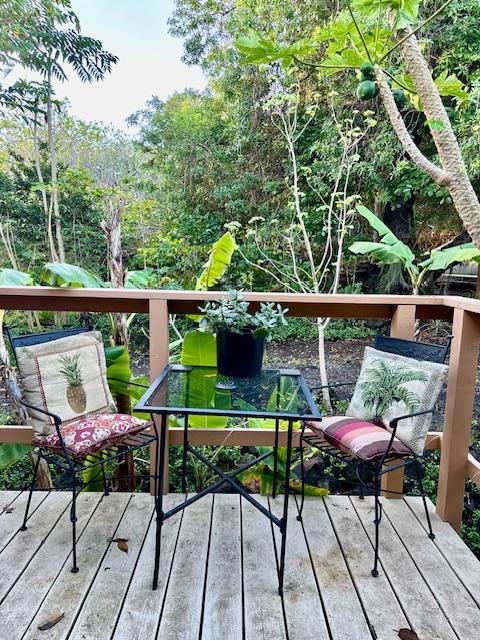 94-6435 Palaoa Rd, Naalehu, HI 96772 - view of deck