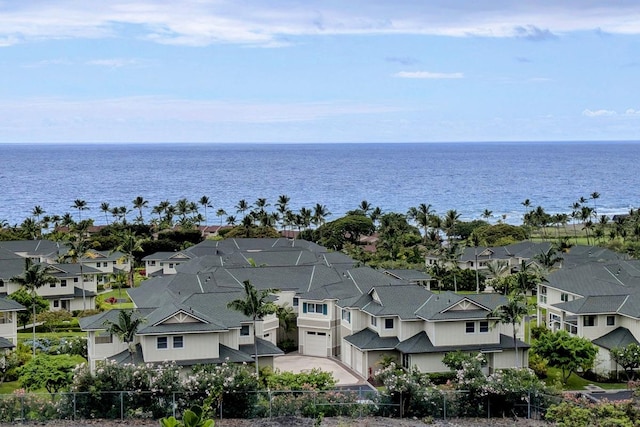 78-6833 Alii Dr Unit E5, Kailua-Kona, HI 96740 - water view with nearby suburban area
