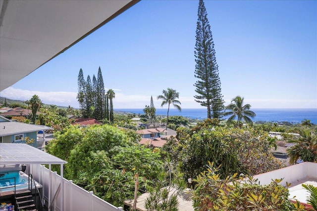 76-6304 Haku Pl, Kailua-Kona, HI 96740 - balcony with a water view