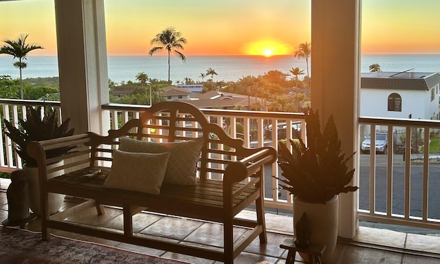 76-6309 Haku Pl, Kailua-Kona, HI 96740 - balcony featuring a water view