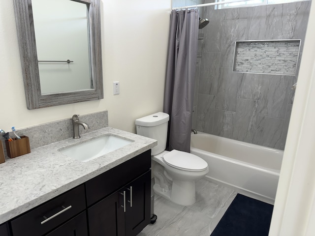 15-2797 Lai St, Pahoa, HI 96778 - bathroom with toilet, vanity, and shower / bathtub combination with curtain