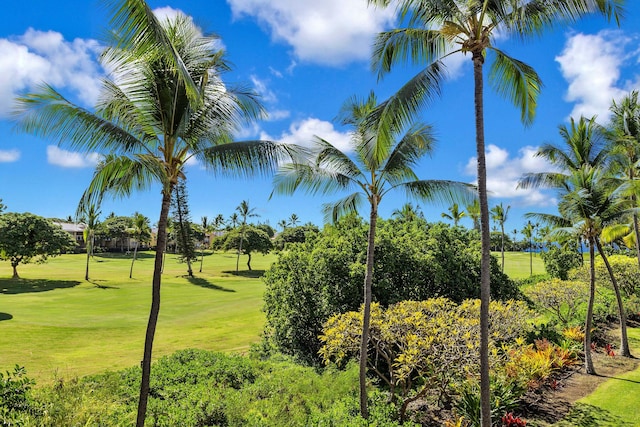 78-6800 Alii Dr Unit 7304, Kailua-Kona, HI 96740 - view of home's community featuring a yard and golf course view