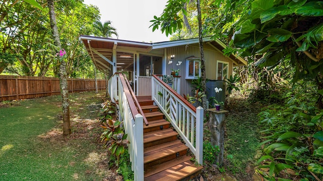 566-A Puuopae Rd, Kapaa, HI 96746 - view of front of property with stairs
