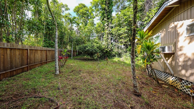 566-A Puuopae Rd, Kapaa, HI 96746 - fenced backyard with cooling unit