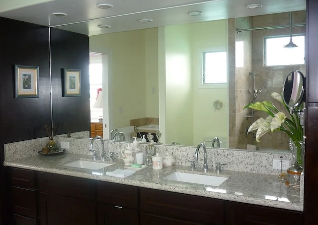 1890 Kaiao St, Hilo, HI 96720 - bathroom featuring double vanity and a shower