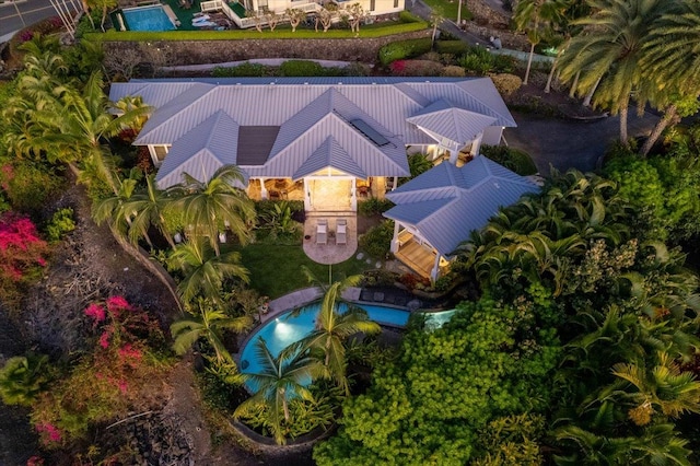 78-6804 Kuhinanui St, Kailua-Kona, HI 96740 - aerial view of property and surrounding area featuring a pool