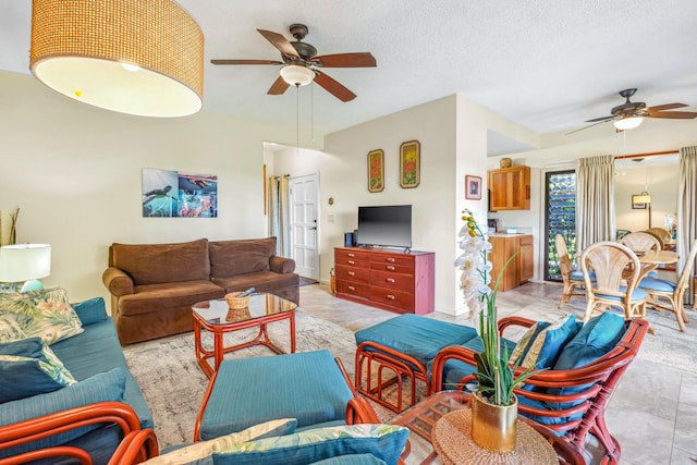 4460 Nehe Rd Unit 116, Lihue, HI 96766 - living room featuring ceiling fan