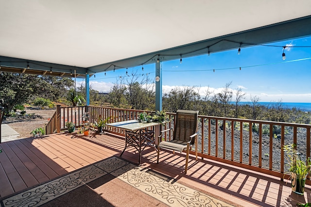 92-8227 Trade Wind Blvd, Ocean View, HI 96737 - view of wooden deck