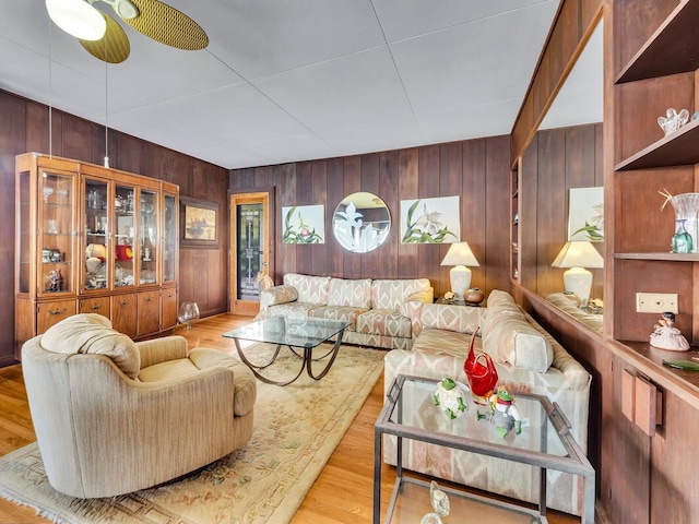 224 Paukaa Dr, Hilo, HI 96720 - living area with wood walls and wood finished floors