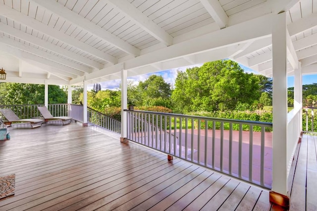 5750-M Olohena Rd, Kapaa, HI 96746 - view of deck
