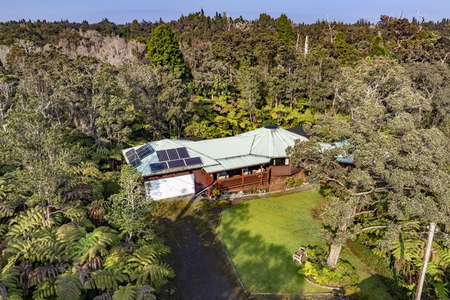 19-4235 Wright Rd, Volcano, HI 96785 - view from above of property featuring a forest