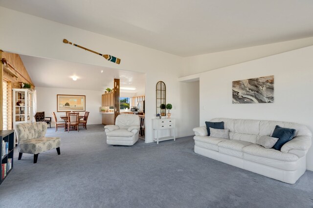 3719 Uwao St, Hanapepe, HI 96716 - carpeted living room with vaulted ceiling