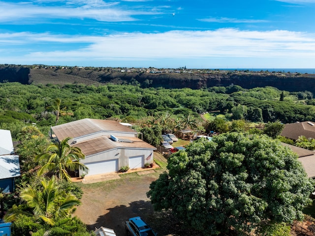 3719 Uwao St, Hanapepe, HI 96716 - aerial view of property and surrounding area with a forest