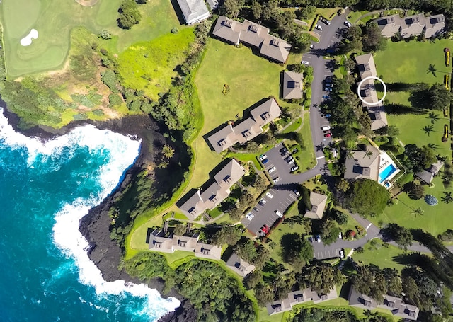5280 Ka Haku Rd Unit 8, Princeville, HI 96722 - aerial perspective of suburban area with a golf club