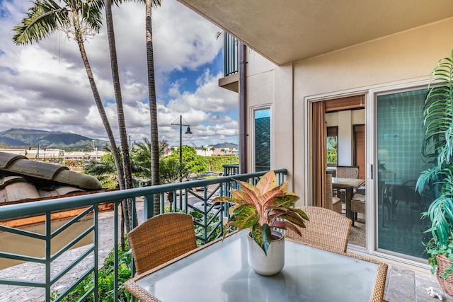 4-820 Kuhio Hwy Unit D207, Kapaa, HI 96746 - balcony featuring a mountain view