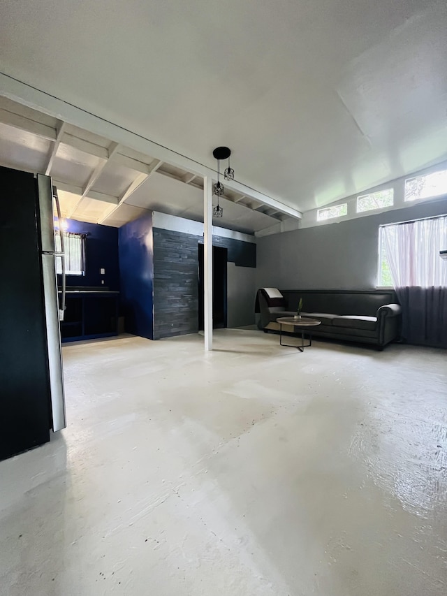 12-4298 Lanai St, Pahoa, HI 96778 - below grade area featuring freestanding refrigerator