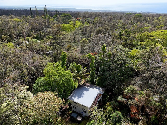 12-4298 Lanai St, Pahoa, HI 96778 - aerial view of a heavily wooded area