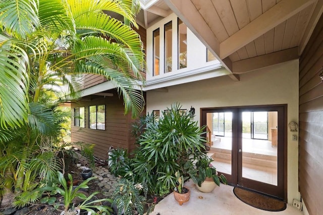 77-172 Kekai Pl, Kailua-Kona, HI 96740 - view of side of property with french doors