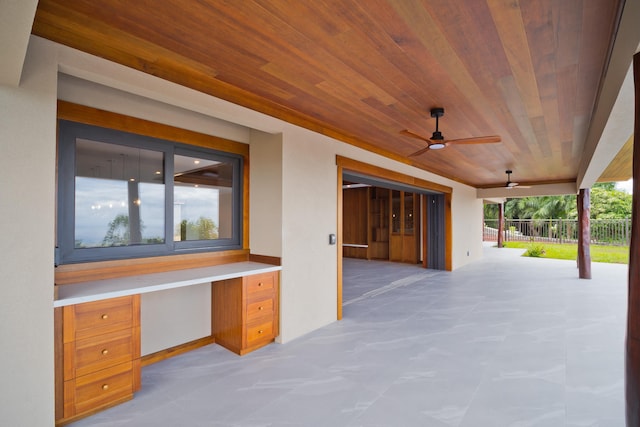 73-4460 Kohanaiki Rd, Kailua-Kona, HI 96740 - view of patio / terrace with a ceiling fan
