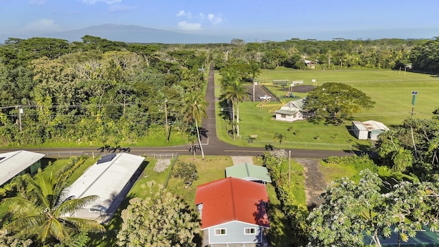 15-385 Puni Makai Loop, Pahoa, HI 96778 - aerial view of a heavily wooded area and a mountainous background
