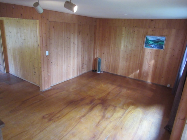 12-567 Aloha Rd, Pahoa, HI 96778 - spare room with wood walls and wood finished floors