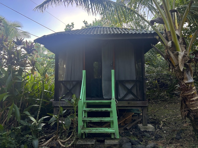 12-7022 Akanikolea St, Pahoa, HI 96778 - view of outdoor structure