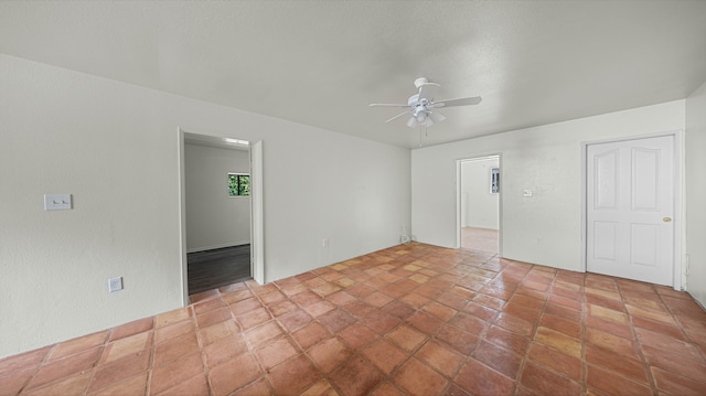 411 Molo St, Kapaa, HI 96746 - empty room with a ceiling fan