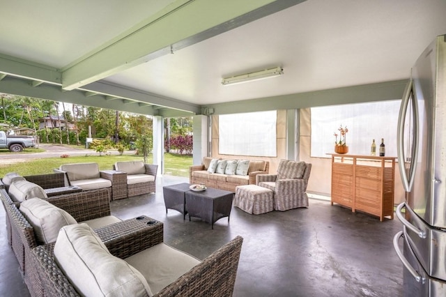 5527 Weke Rd, Hanalei, HI 96714 - view of patio / terrace with outdoor lounge area