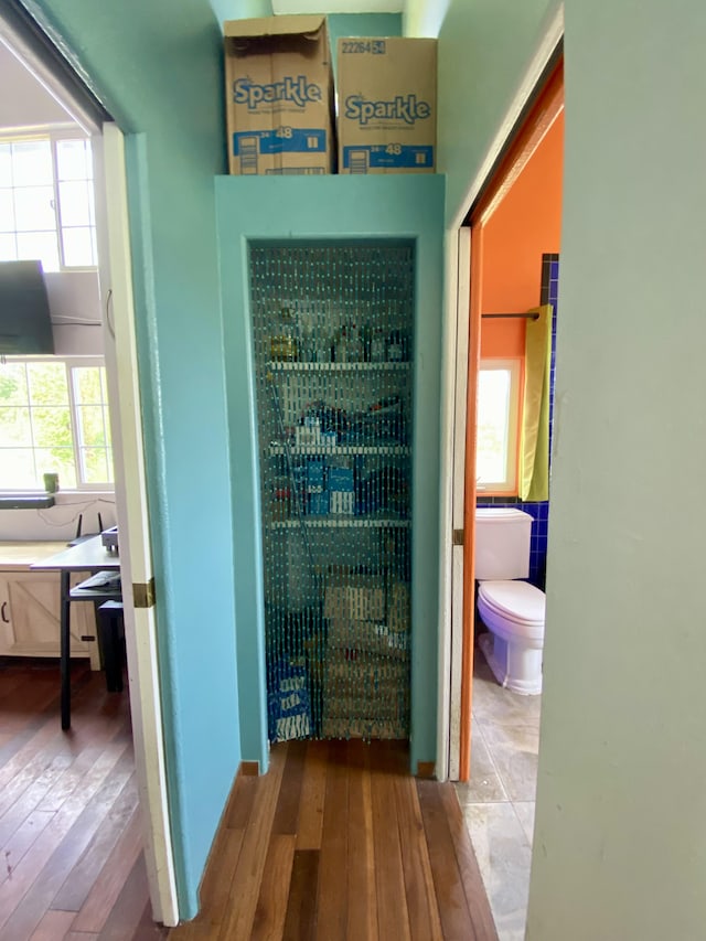 11-2747 Pikake St, Mountain View, HI 96771 - hallway featuring hardwood / wood-style flooring