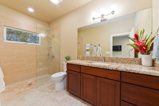 77-145 Kalaniuka St, Holualoa, HI 96725 - bathroom with walk in shower, toilet, and vanity