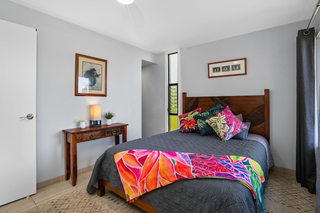 3700 Kamehameha Rd Unit F4, Princeville, HI 96722 - bedroom featuring ceiling fan and baseboards