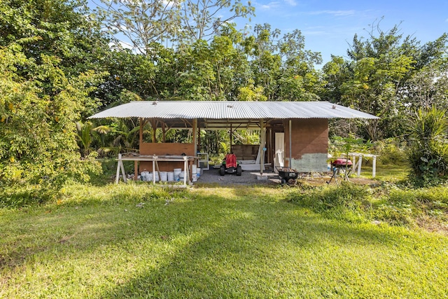15-1632 6th Ave, Keaau, HI 96749 - view of green lawn with a hot tub