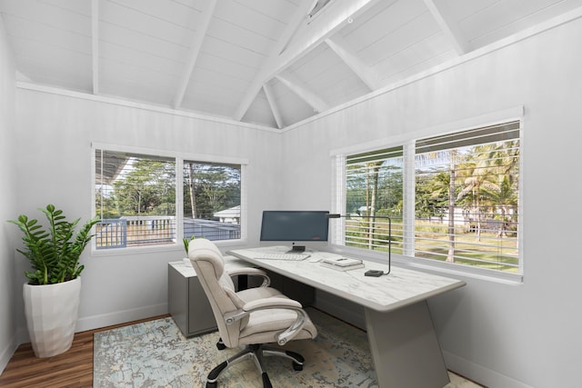 15-1632 6th Ave, Keaau, HI 96749 - office with baseboards and wood finished floors