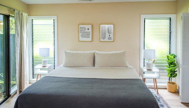 3920 Wyllie Rd Unit 9A, Princeville, HI 96722 - bedroom featuring light wood-style floors