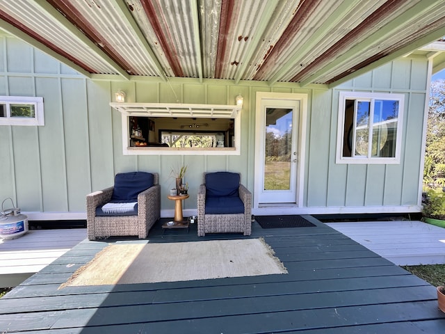 16-2000 Moho Rd, Mountain View, HI 96760 - view of wooden terrace