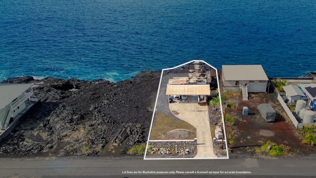 88-127 Kai Ave, Captain Cook, HI 96704 - view from above of property with property boundaries highlighted