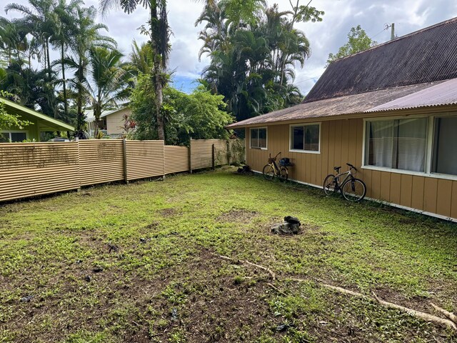 14-810 Cholet Cir, Pahoa, HI 96778 - view of yard