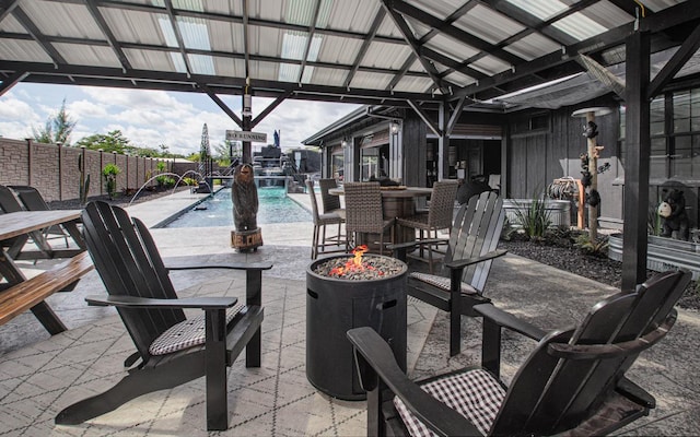 15-1462 13th Ave, Keaau, HI 96749 - view of patio / terrace featuring a gazebo