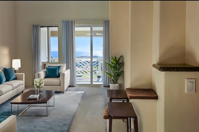 75-6060 Kuakini Hwy Unit E22, Kailua-Kona, HI 96740 - living area featuring concrete flooring