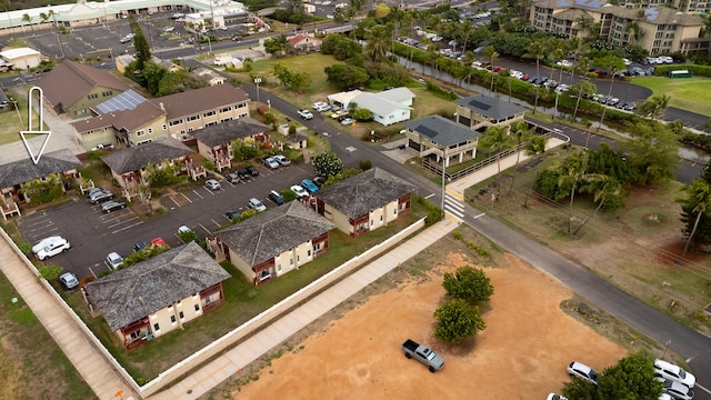 4461 Kamoa Rd Unit D12, Kapaa, HI 96746 - aerial view of property and surrounding area featuring nearby suburban area