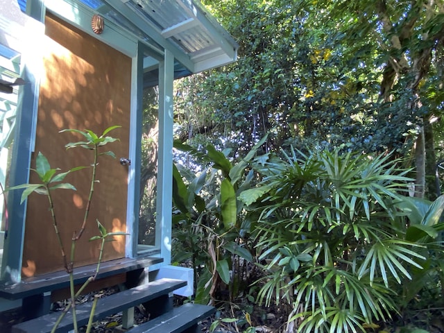 12-270 Pohakupele Loop, Pahoa, HI 96778 - exterior view of entry steps