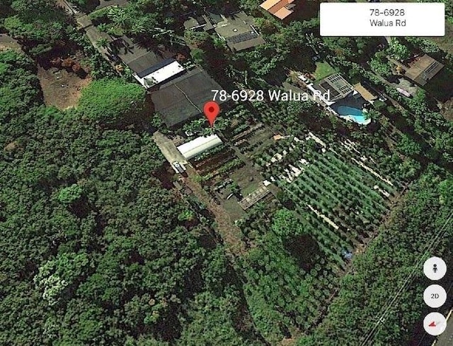 78-6928 Walua Rd, Kailua-Kona, HI 96740 - aerial overview of property's location