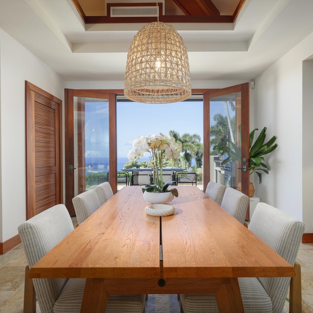 81-6641 Auamo Pl, Kealakekua, HI 96750 - dining space with healthy amount of natural light and baseboards