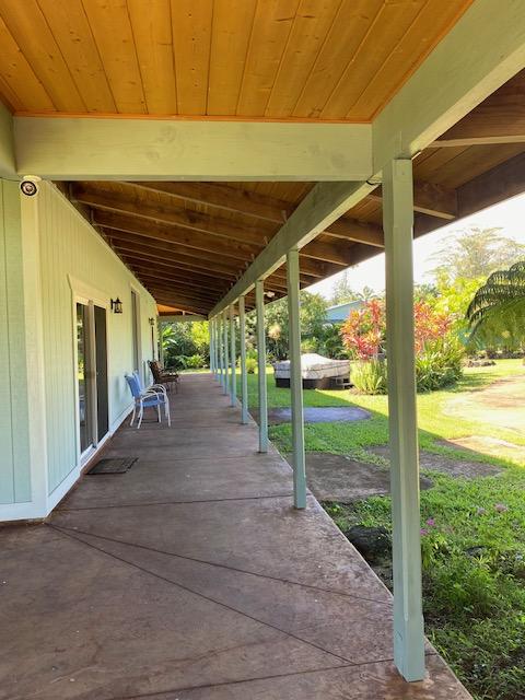15-1050 Kiawe Rd, Keaau, HI 96749 - view of patio