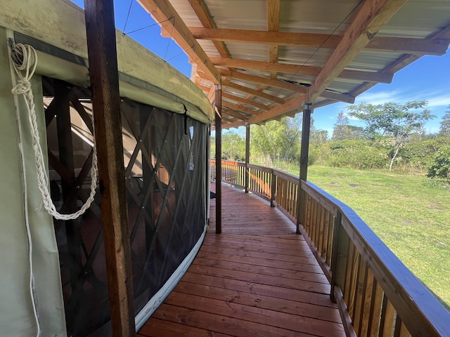 15-1843 11th Ave, Keaau, HI 96749 - deck featuring a yard
